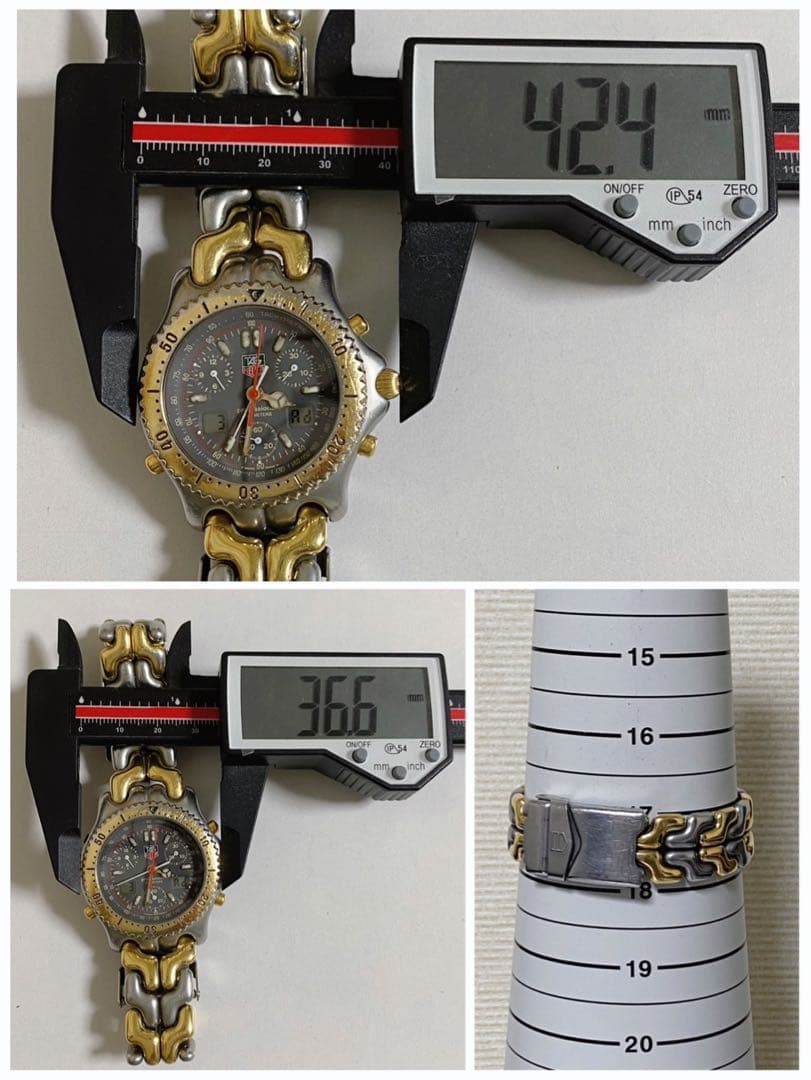 タグホイヤー セナモデル S25.206M クォーツ クロノグラフ 腕時計