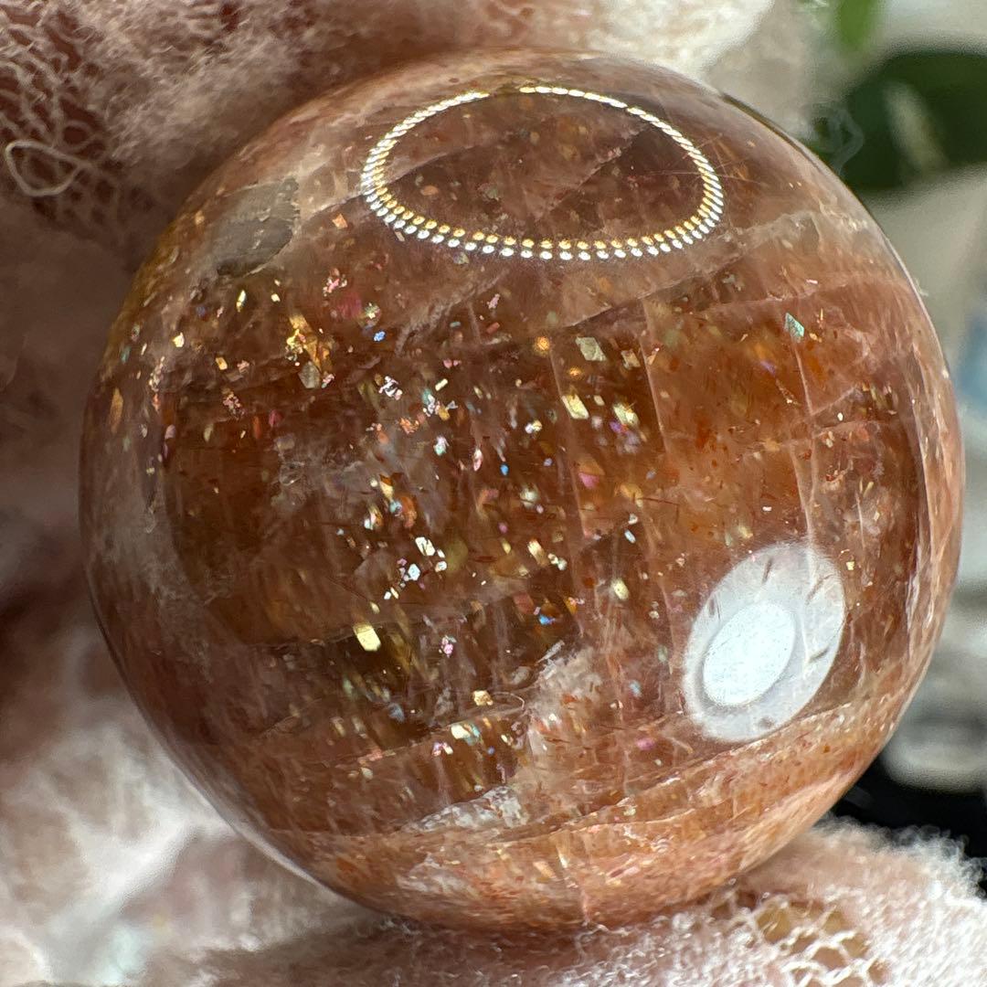 アルーシャサンストーン♡トルマリン♡スモーキー共生スフィアNo.2218