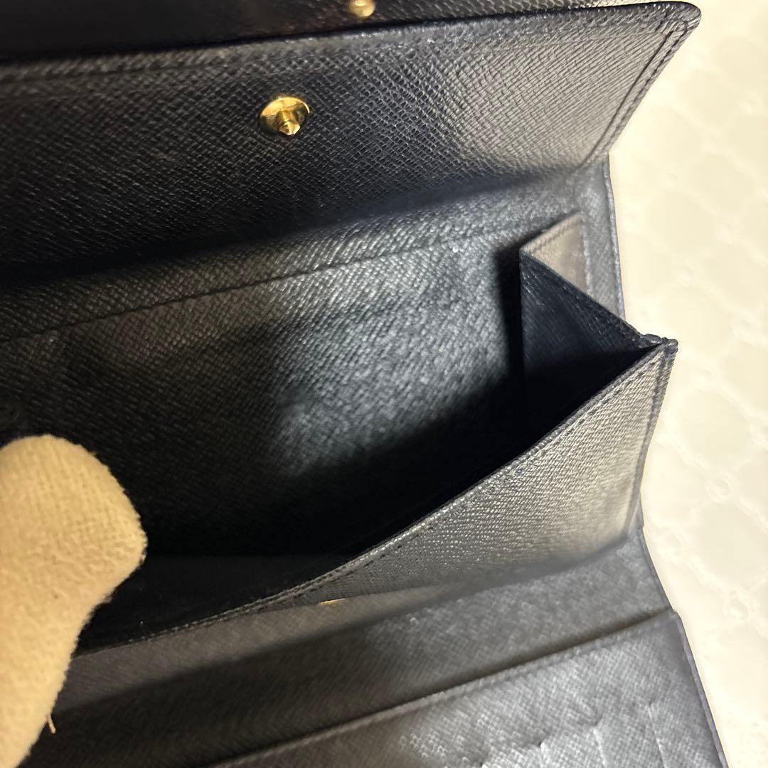 LOUIS VUITTON ◆ポルト・トレゾール エテュイ パピエ三つ折り財布