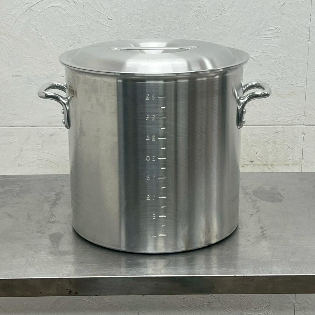 業務用 ステンレス 寸胴鍋 目盛付き 380×380×370 両手鍋
