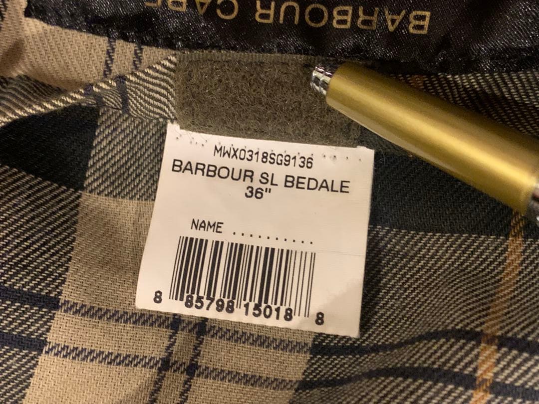 も*や様 Barbour Bedale バブアー ビデイル 英国製 セージ sa