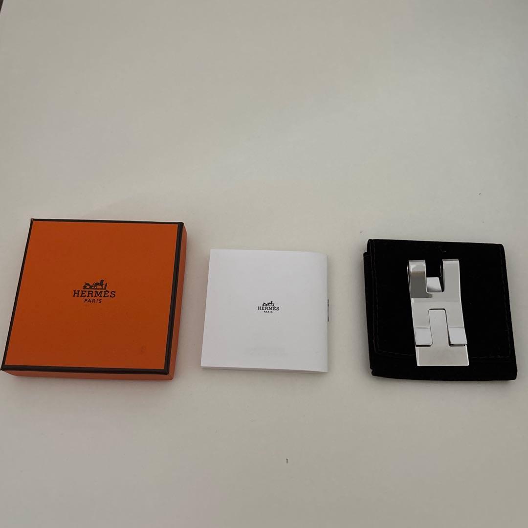 HERMES H字型マネークリップ
