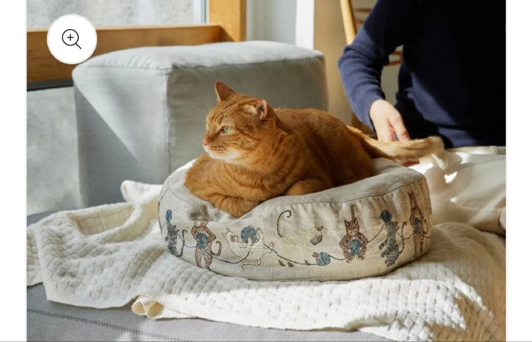 オルネコCoral & Tusk × Orneko ネコベッドラウンドクッション
