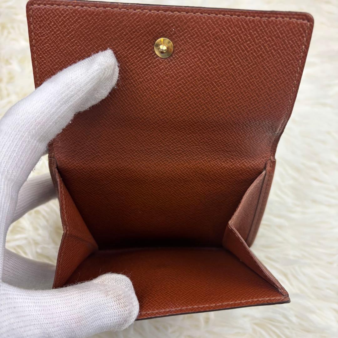 ルイヴィトン モノグラム Wホック 三つ折り 財布