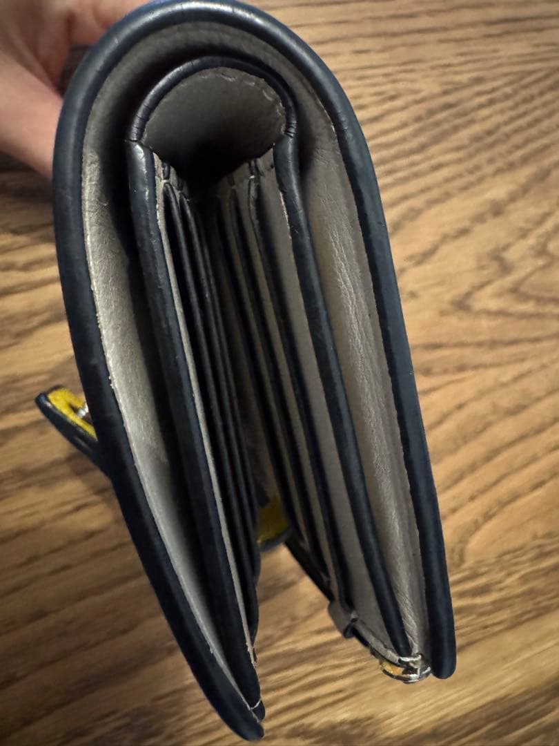 LOEWE イエロー 二つ折り財布