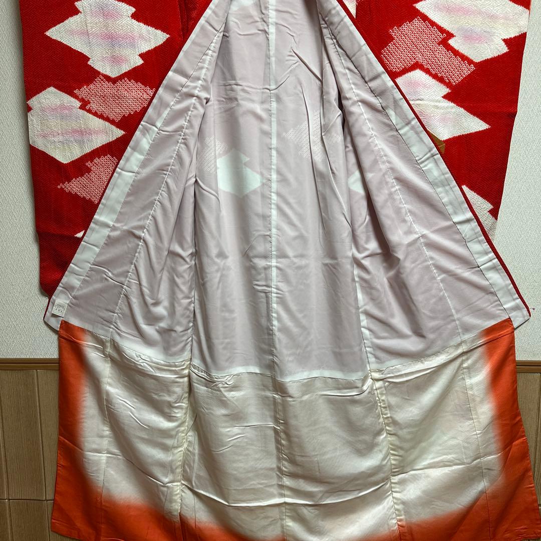 七五三　7歳　正絹着物　袋帯、長襦袢、小物セット　 18ー12