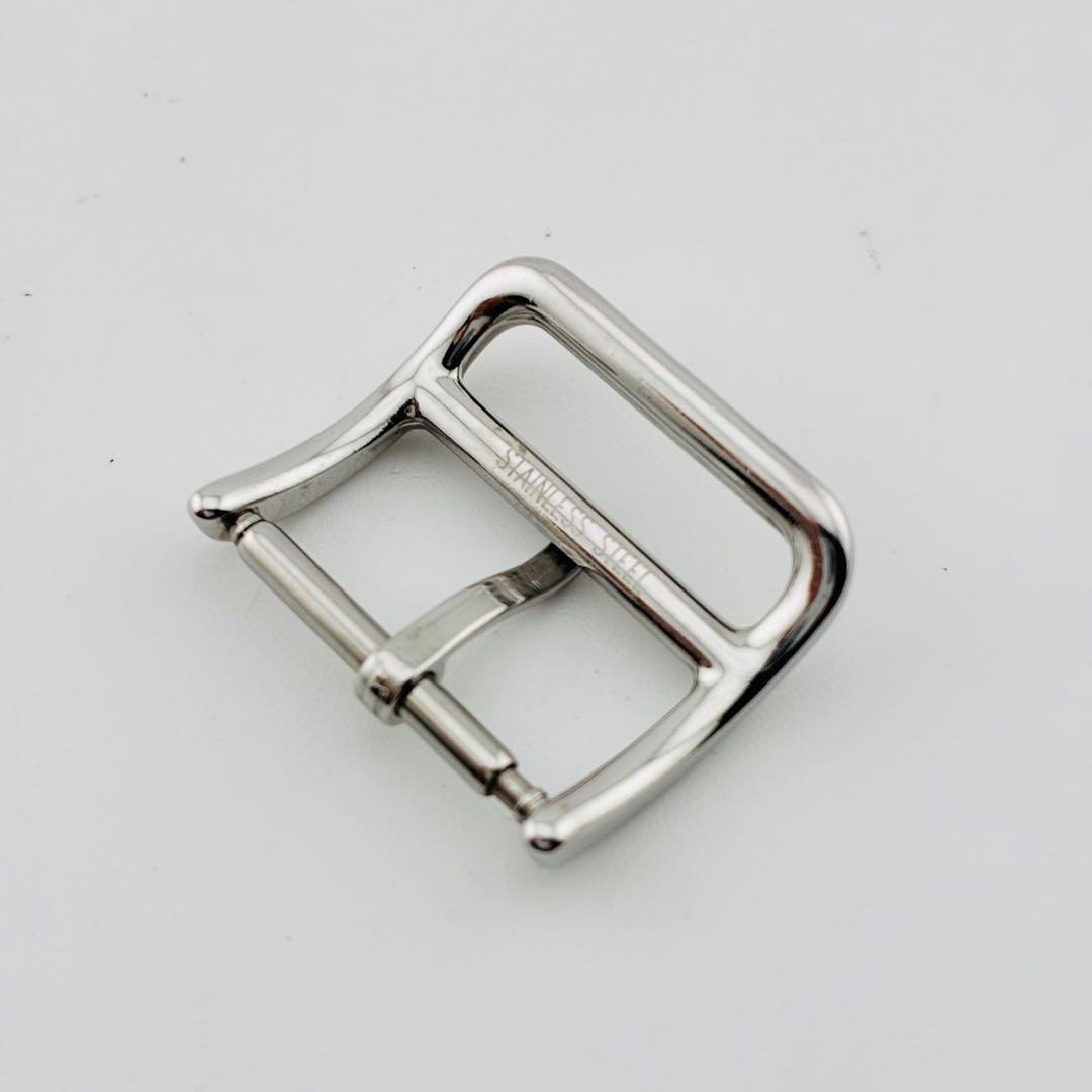 10087　尾錠　HERMES　エルメス　幅17mm 純正尾錠　シルバー　腕時計