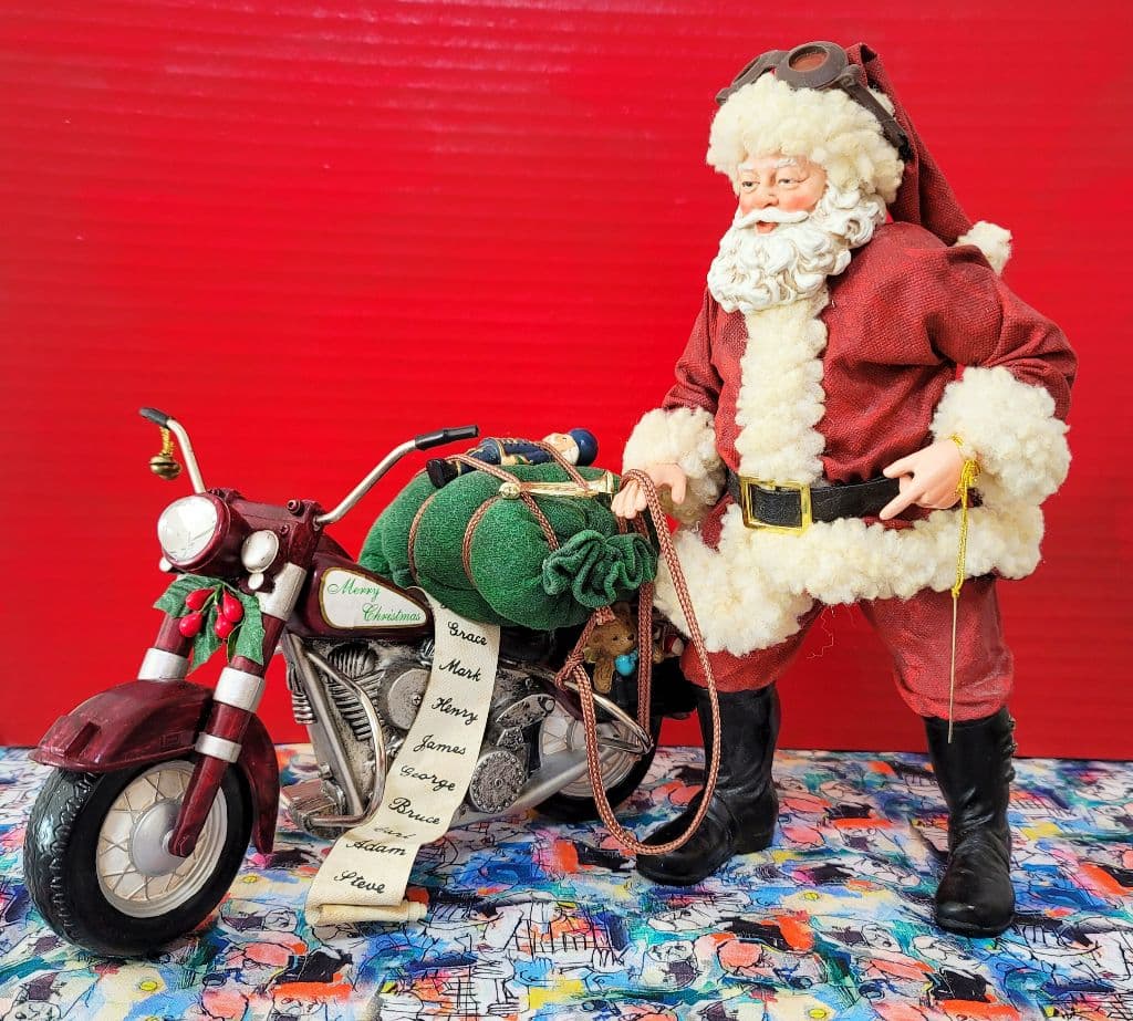 クリスマス　サンタ　インテリア　人形　ディスプレイ