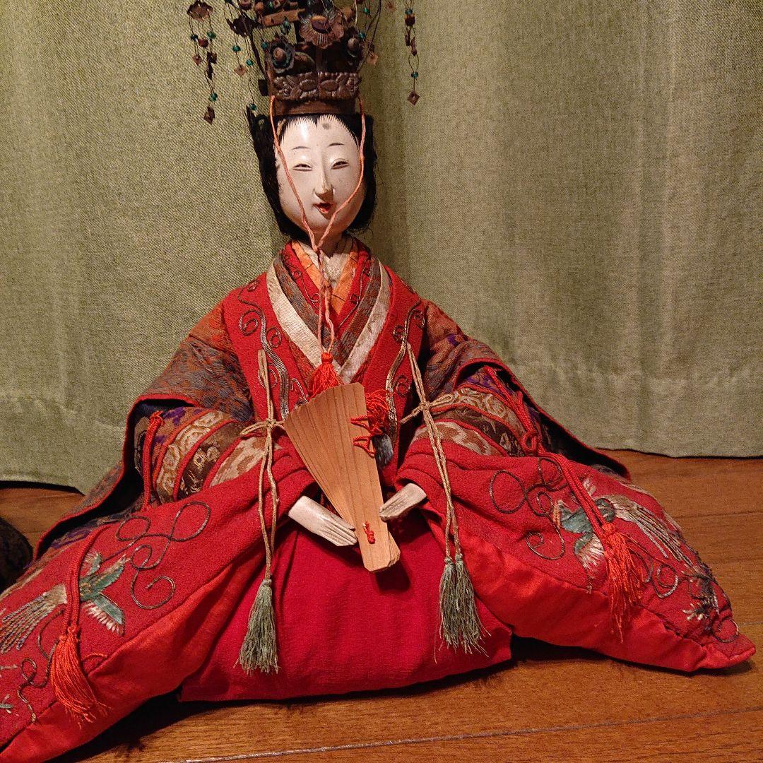 大型　親王飾り　江戸時代後期享保雛？　古今雛　　雛人形