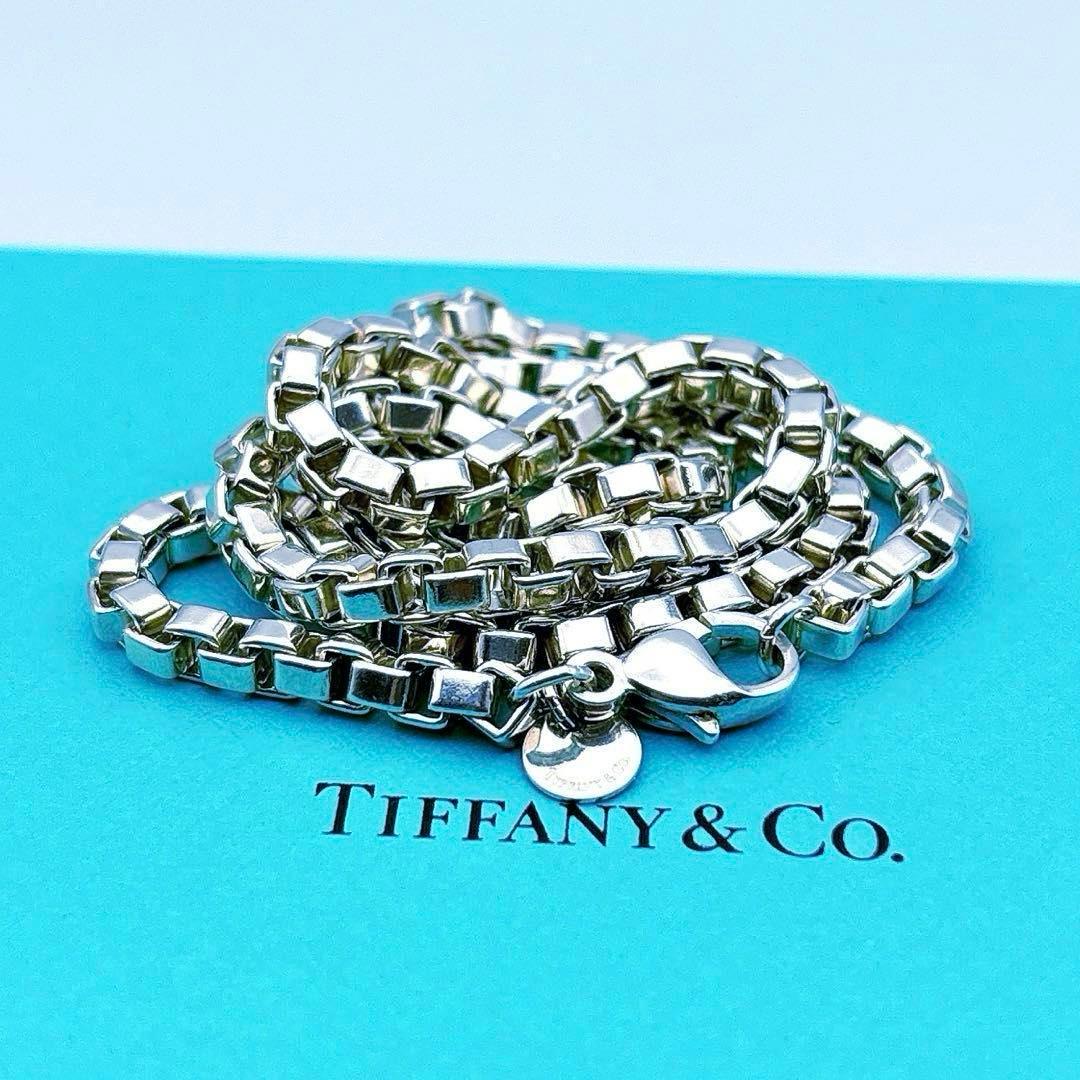 【美品】ティファニー ベネチアン 46cm ネックレス シルバー925