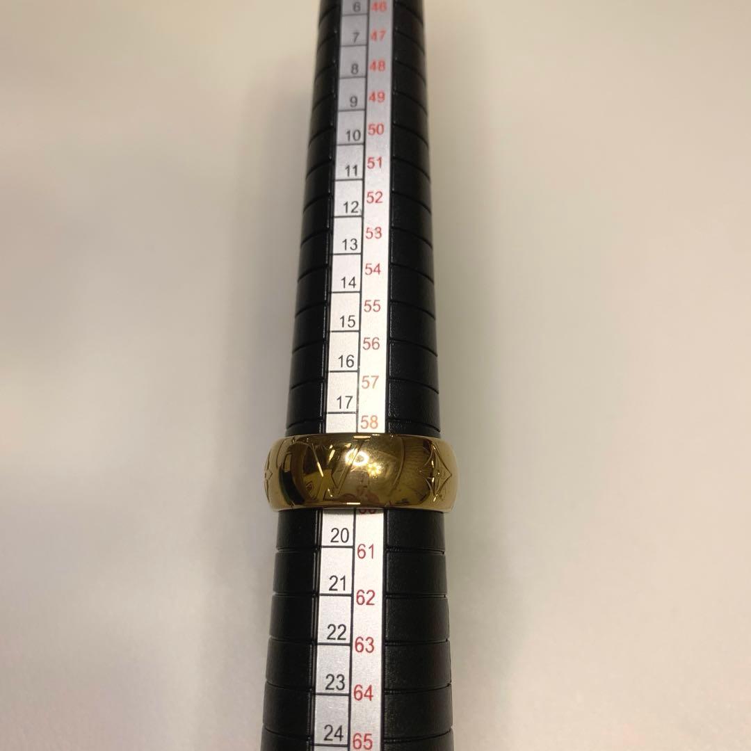 新春値下げ3日間限定価格！ LV ネックレス　モノグラム　ゴールド系リング18号