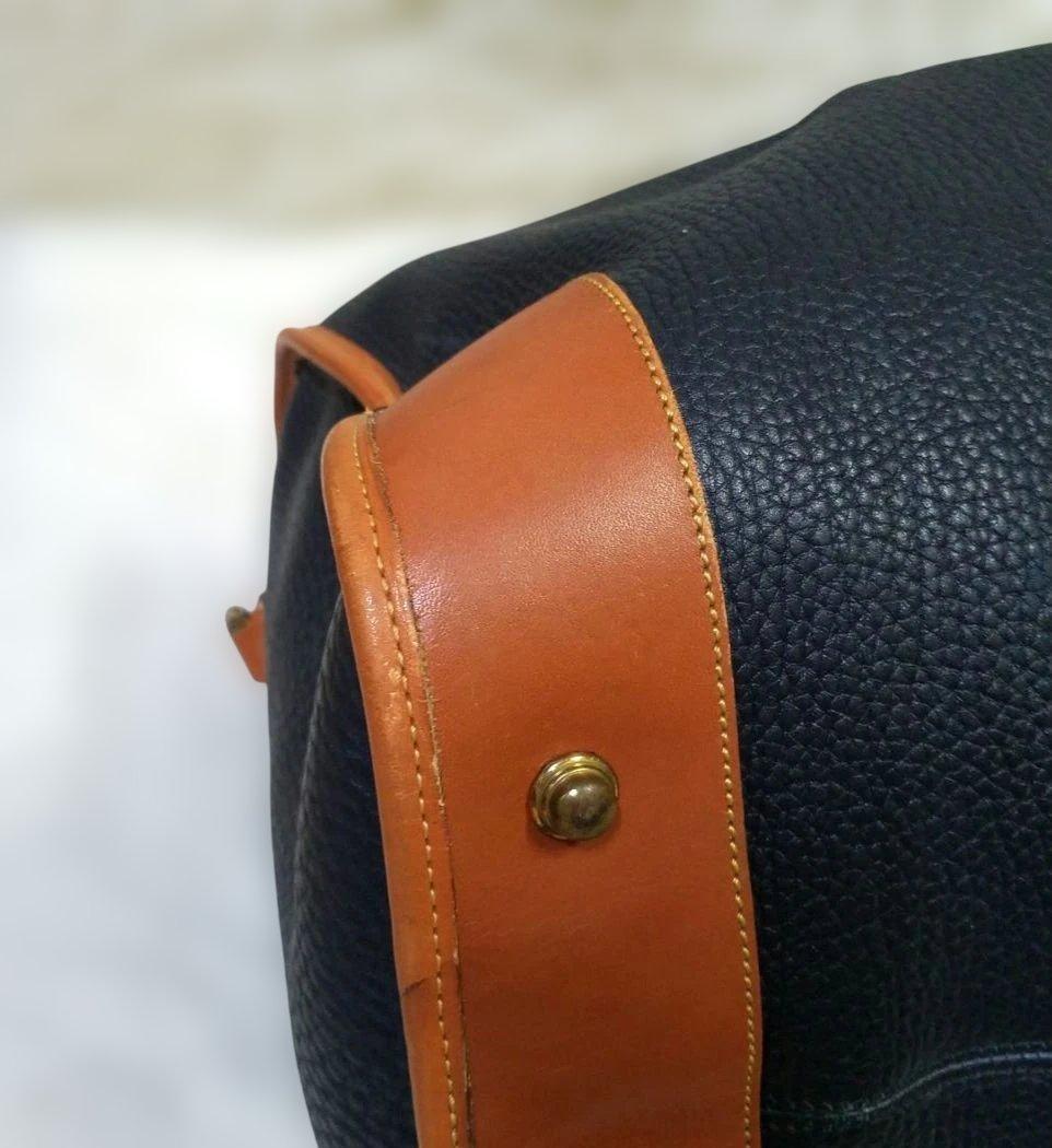 【美品・USA製】DOONEY＆BOURKE ボストンバッグ 2way シボ革