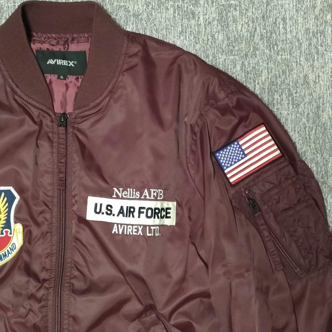 希少 XL AVIREX MA-1 AIR FORCE THERMO LITE