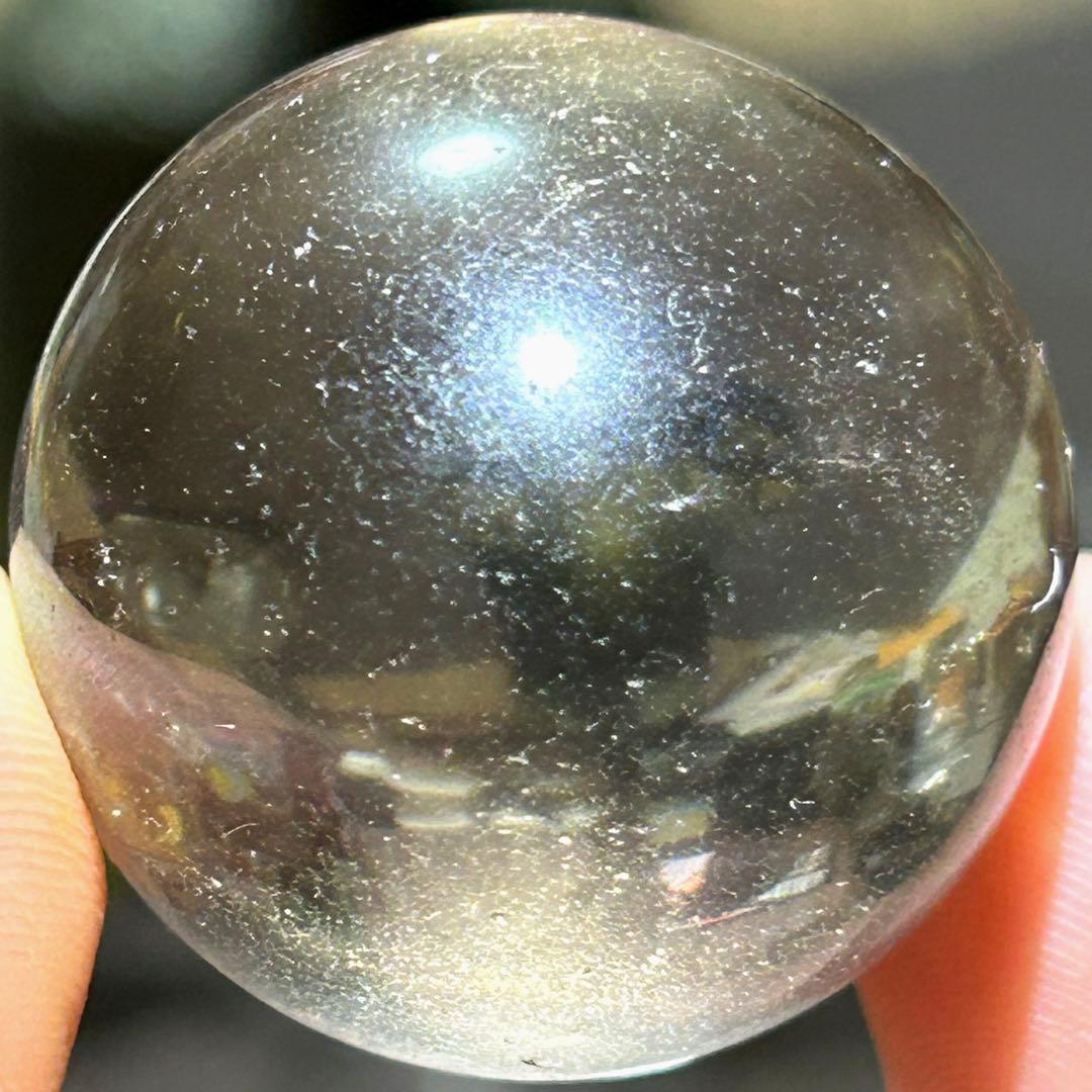 ⭐️最高品質！帝王秘宝！スモーキークォーツ　ガネッシュヒマール　水晶　丸玉　原石