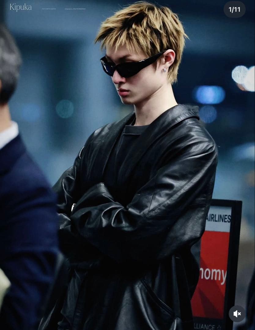 Jennie ジェニ着用 | instantfunk レザージャケット