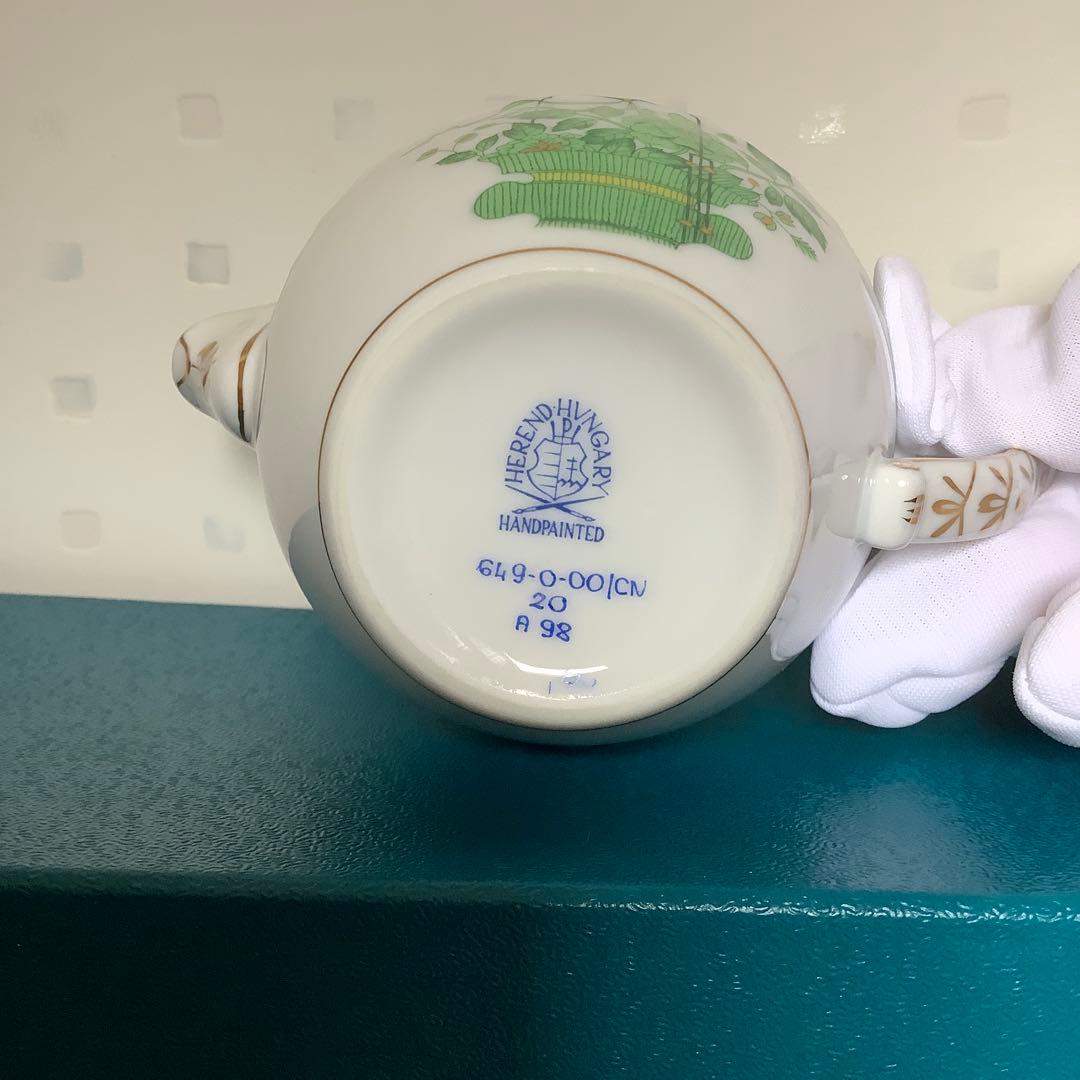 和泉商店さま専用4/25 ヘレンド[清の花籠]シュガーポット/クリーマーセット