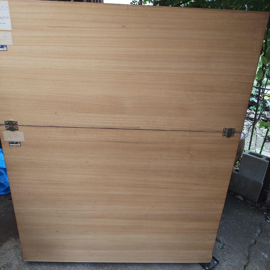 昭和レトロ　総桐箪笥 飾り金具　着物箪笥&和箪笥 　2段重ねセット　送料込