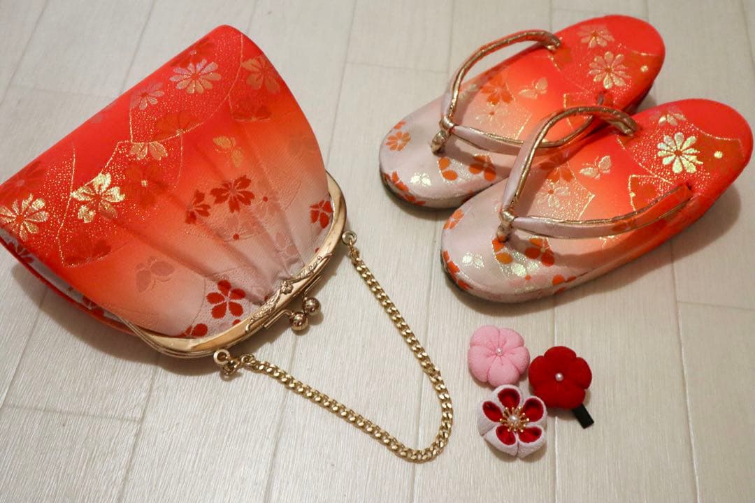 ★のりおん★ 七五三　正絹　絞り　着物　被布　3歳　フルセット