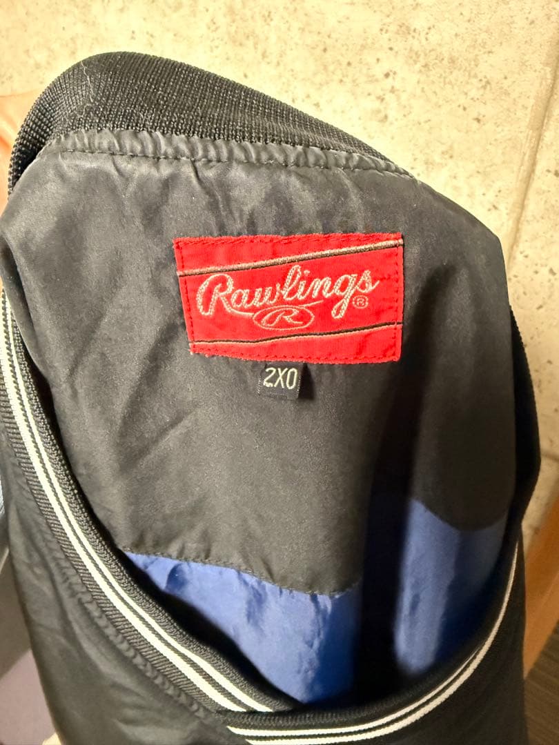 【実使用】尽誠学園野球部 Vジャン／袖に名前刺繍入り｜高校野球名門 防寒着