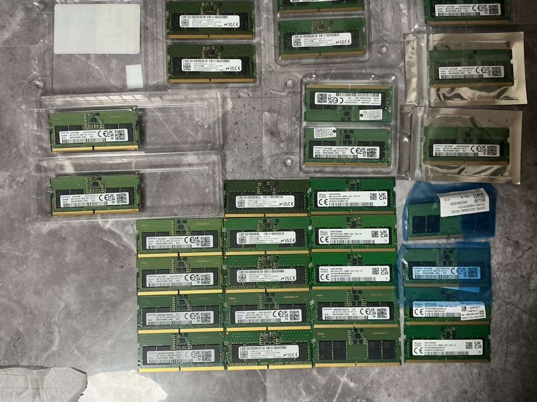 PC5 4800 8GB 40枚 SAMSUN micron SK 計320GB