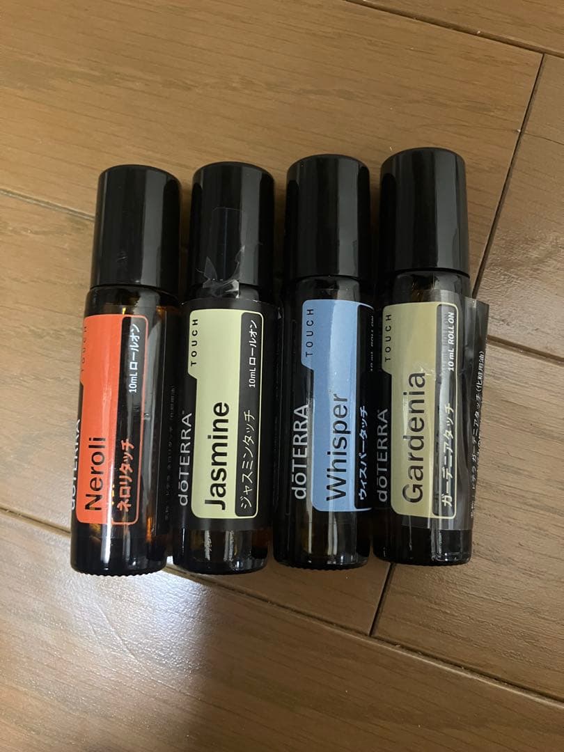 doTERRAネロリタッチ、ジャスミンタッチ、ウィスパータッチ、ガーデニアタッチ