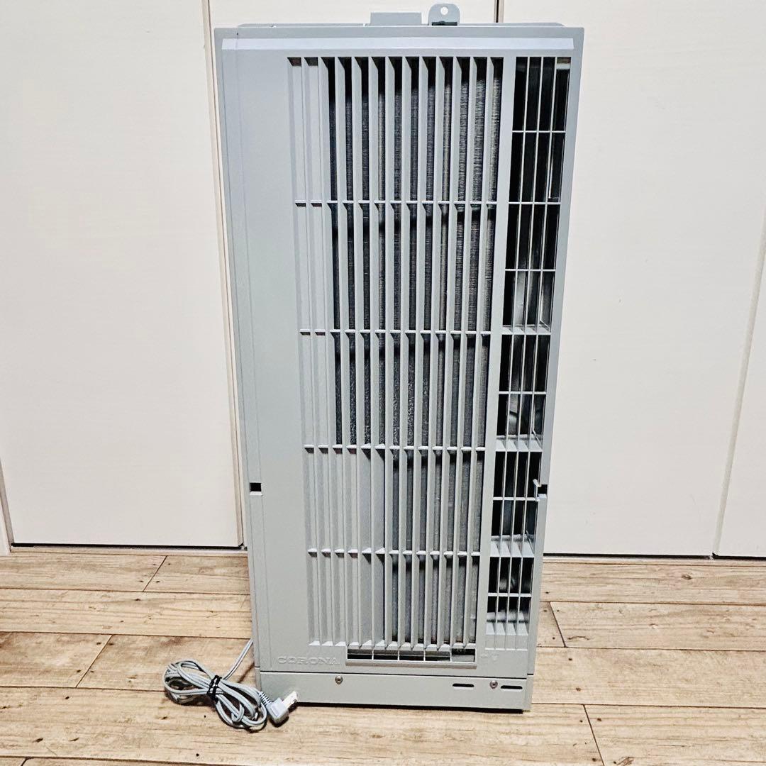 【美品 2021年製】コロナ 窓用エアコン ウィンドウエアコン リモコン 窓枠付