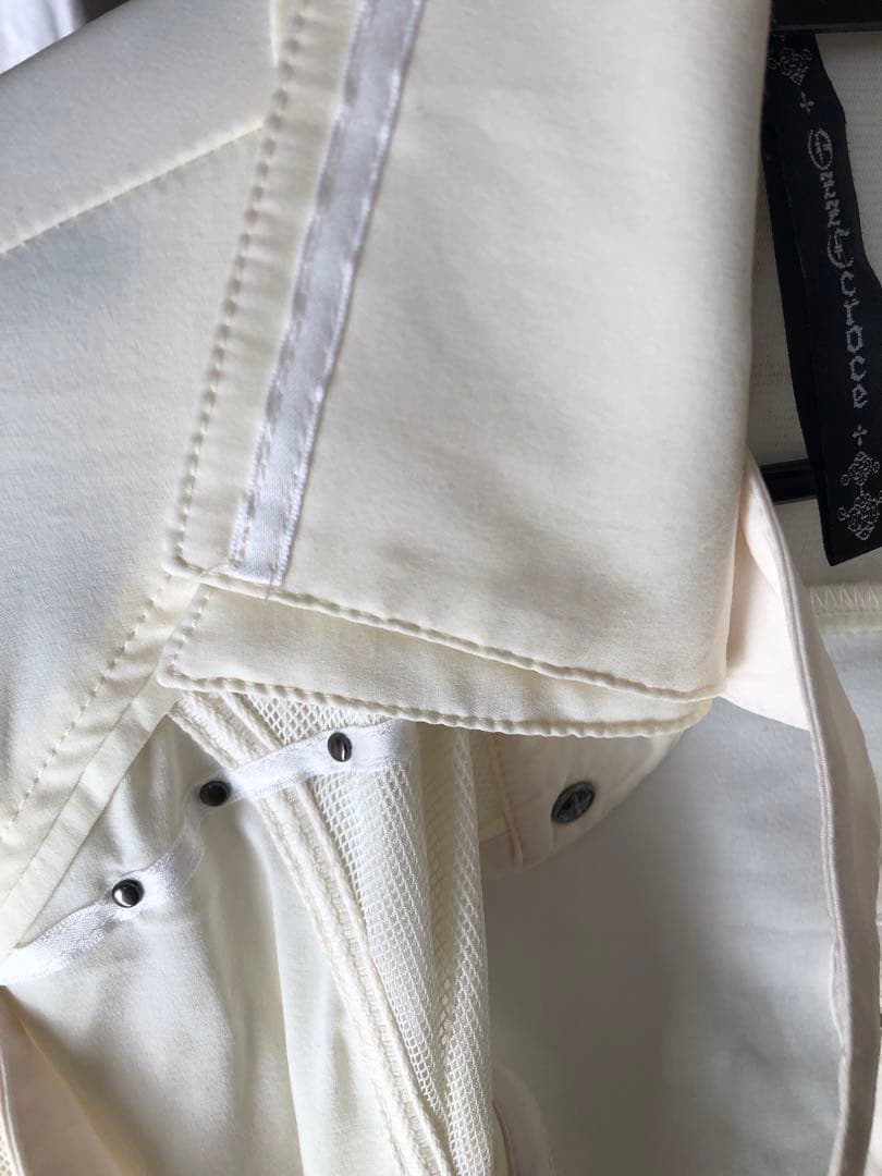 OzzCroceオッズクローチェクリーム色ショートスリーブシャツ