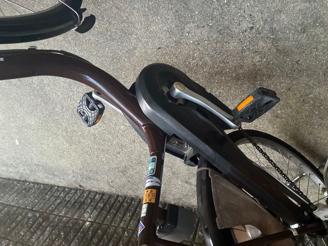 引き取り希望 YAMAHA Assista 電動アシスト自転車 前カゴ付き26