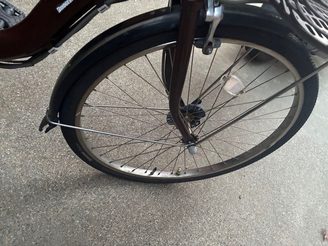 引き取り希望 YAMAHA Assista 電動アシスト自転車 前カゴ付き26