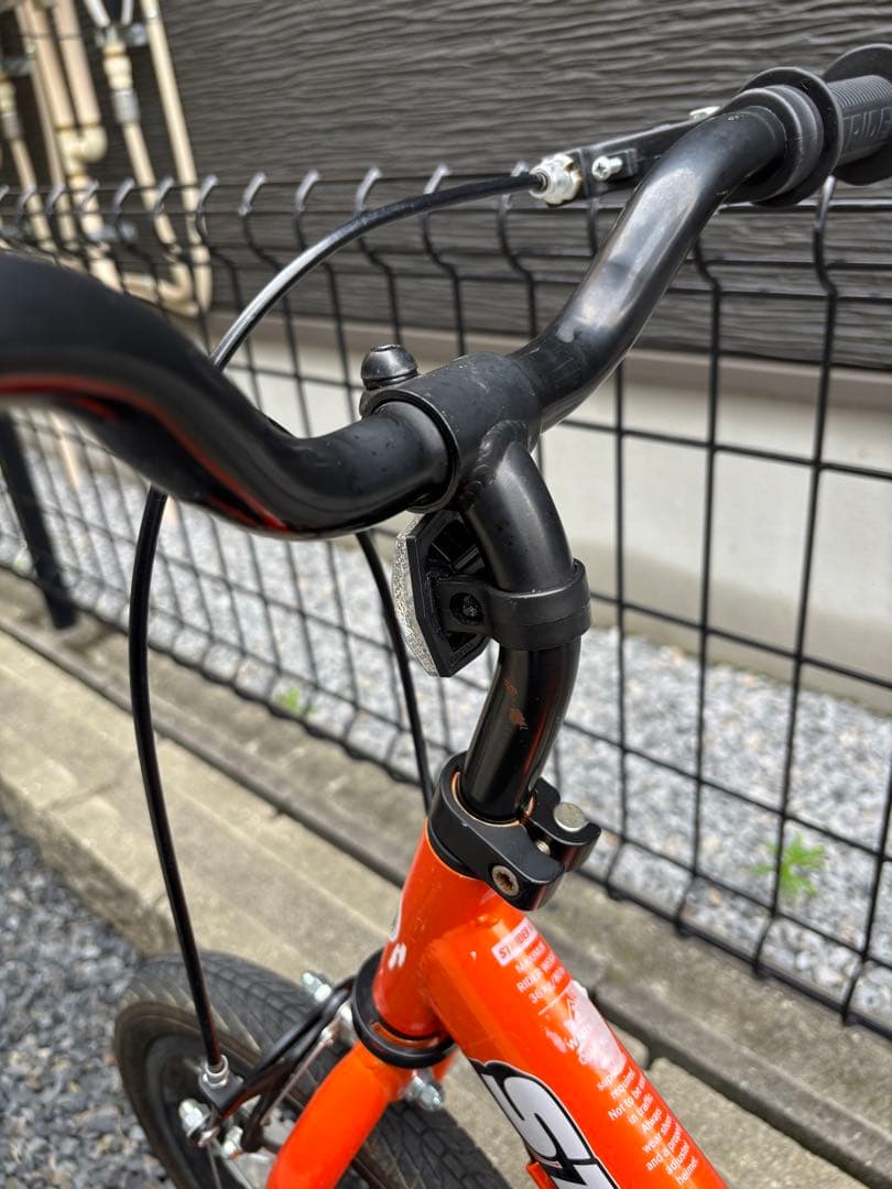 STRIDER 14x オレンジ バランスバイク レバー式ブレーキ