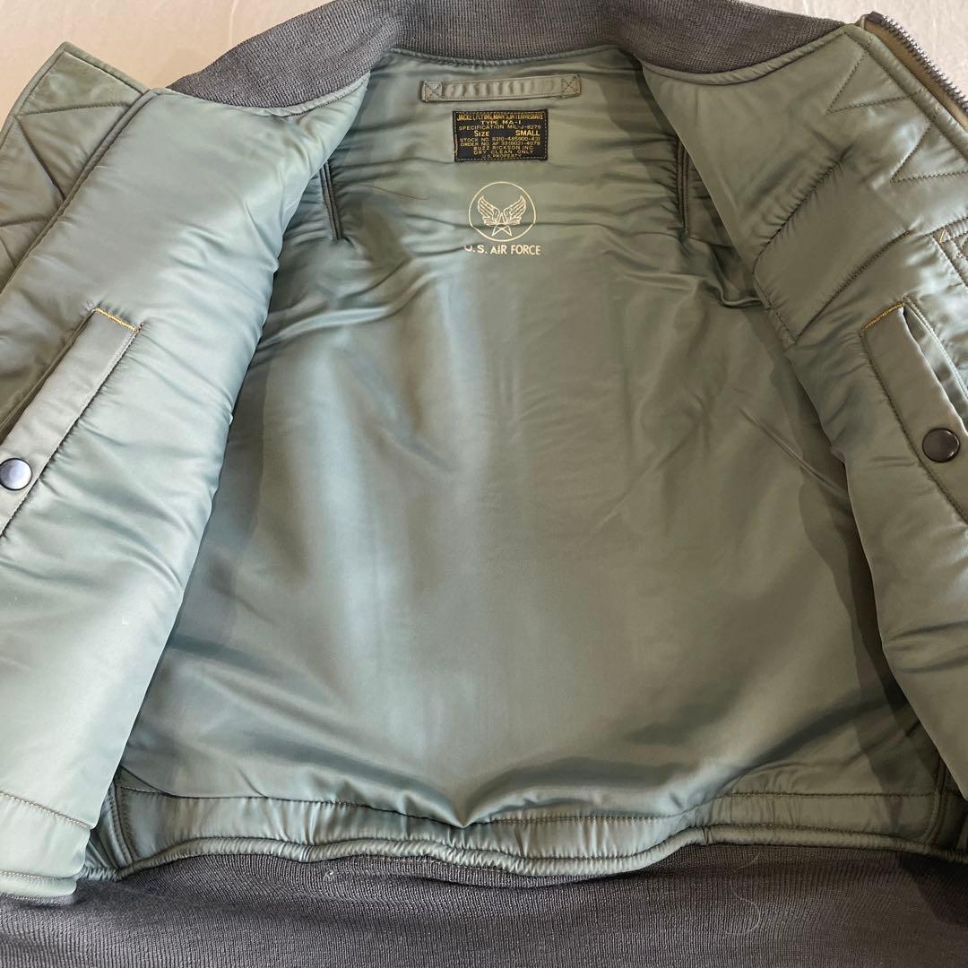 バズリクソン MA-1 1st 最初期型 レプリカ 復刻 旧M品番 良品 S