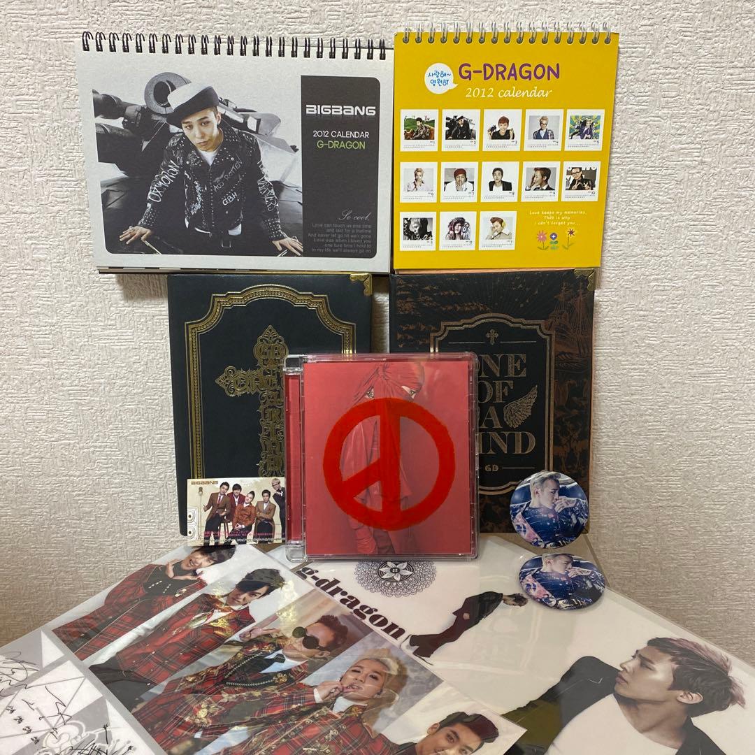 BIGBANG G-DRAGON CD 2012 カレンダーセット　写真詳細追加