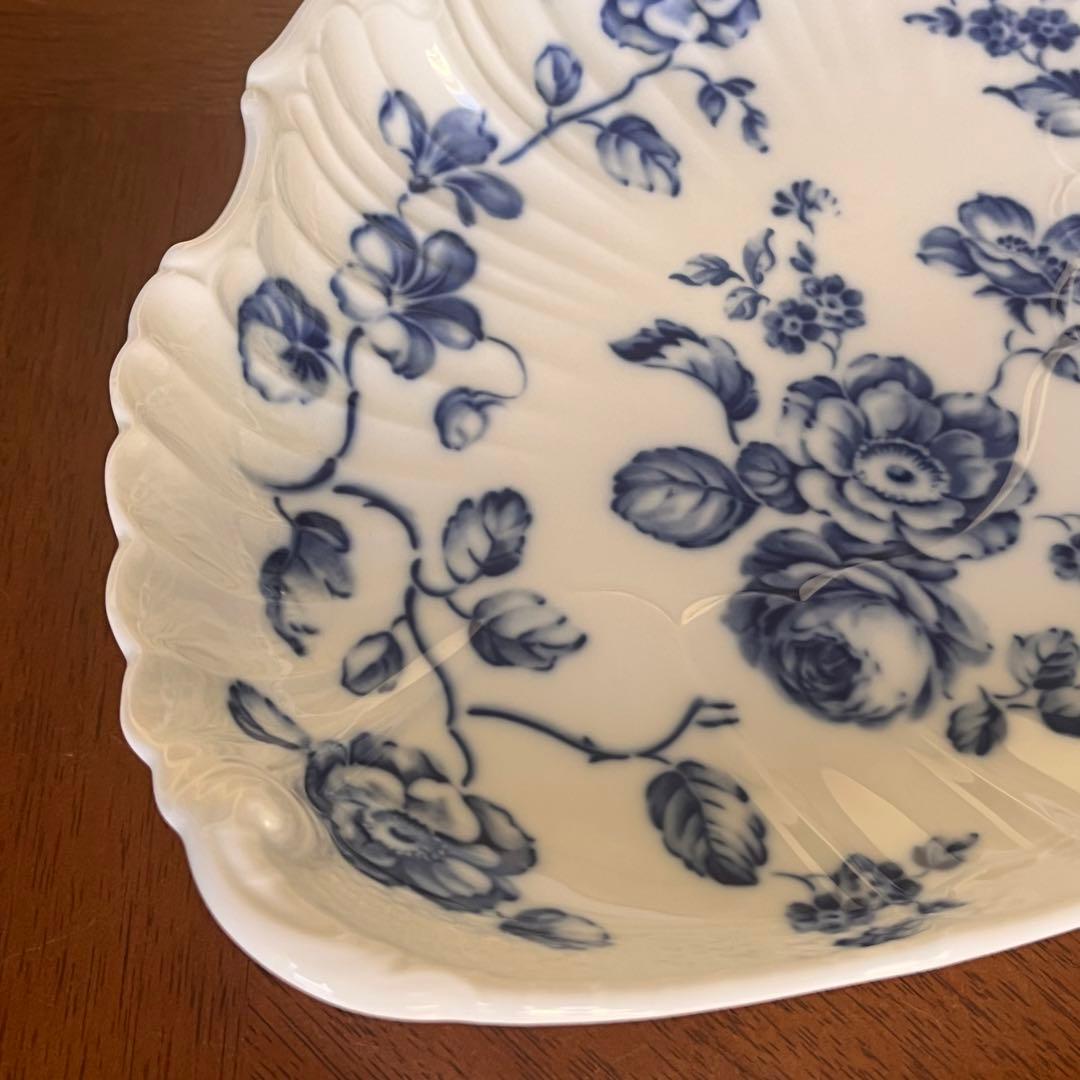 【美品】リチャードジノリ★ローズブルー★ラージボウルとシェルディッシュ