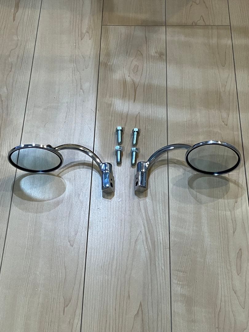 ポッシュフェイス POSHFaith スタジアムラウンドミラー タイプ2 メッキ