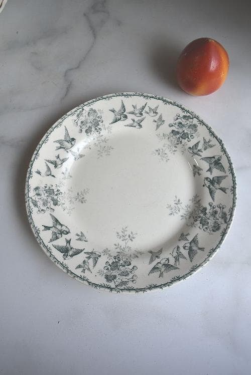 最後の1枚　美品　MONTIGNY平皿プレート　 ショワジールロワ　アンティーク