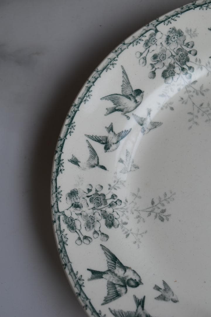 最後の1枚　美品　MONTIGNY平皿プレート　 ショワジールロワ　アンティーク