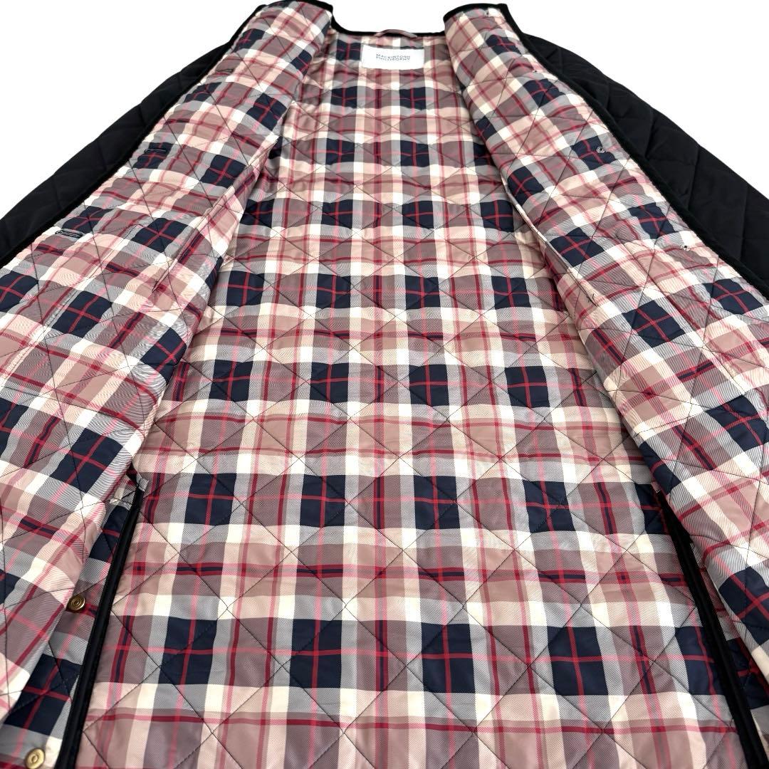 マッキントッシュフィロソフィー　キルティング ロングコート　S M ロイトン