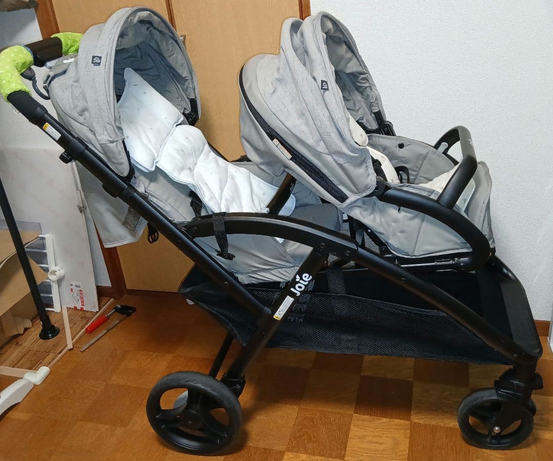 [兵庫県直接引渡]Joie/KATOJI　エヴァライトデュオ　2人乗りベビーカー