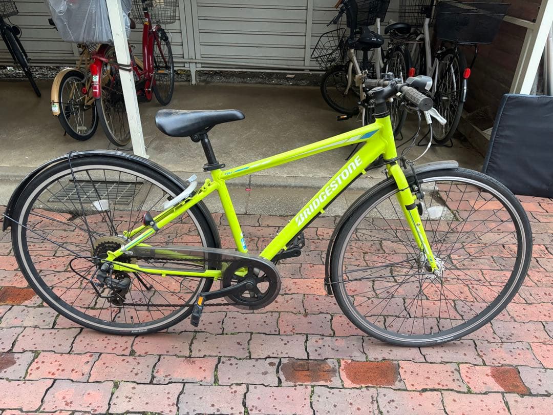 ブリヂストン クロスバイク ライムグリーン