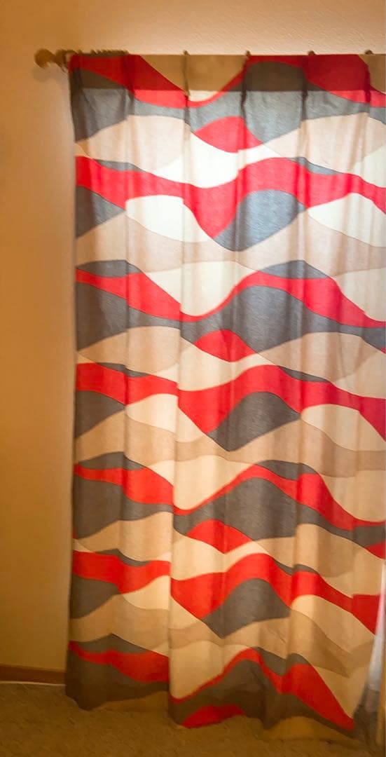 和モダン　オーダーカーテン　　縦205センチ