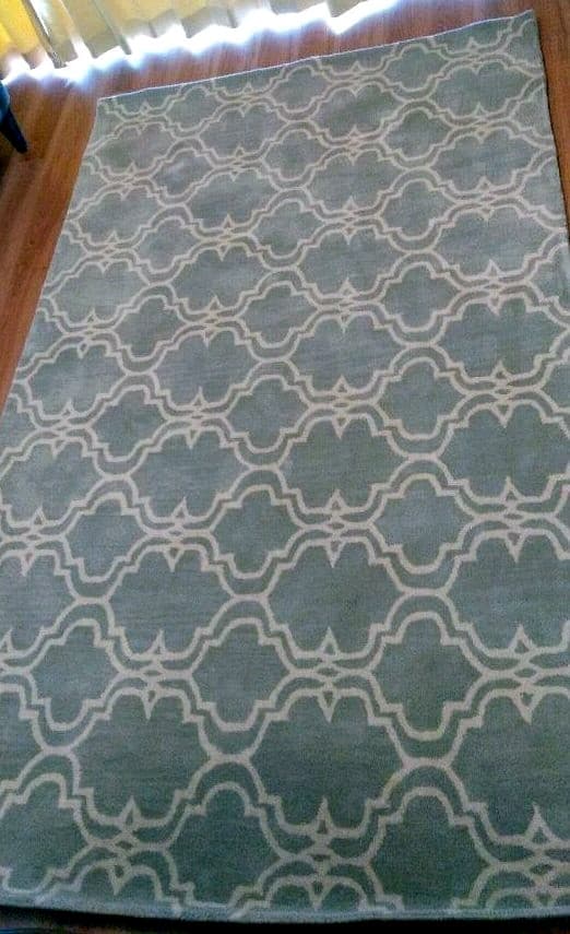 Pottery barn ラグ ウール100%