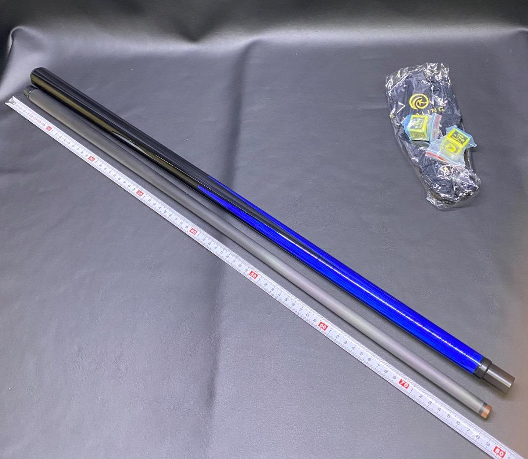 新品未使用 KHEALING ビリヤード キュー カーボン ブルー/ブラック