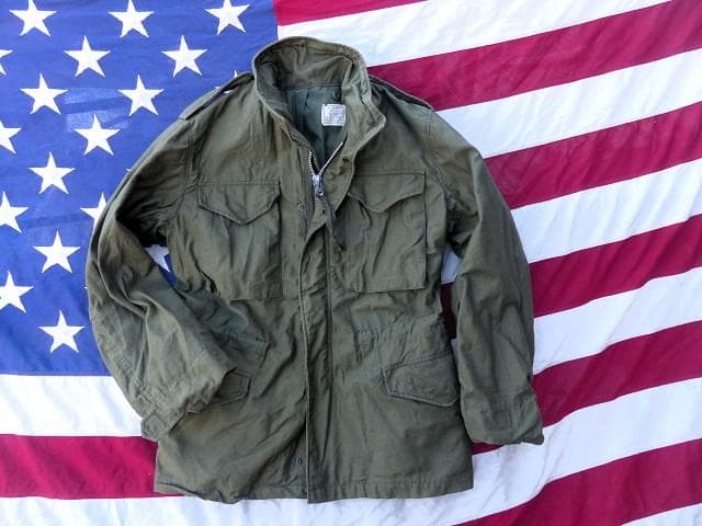 米軍実物 1971　M65 フィールドジャケット S-R　アルミ　2nd　281