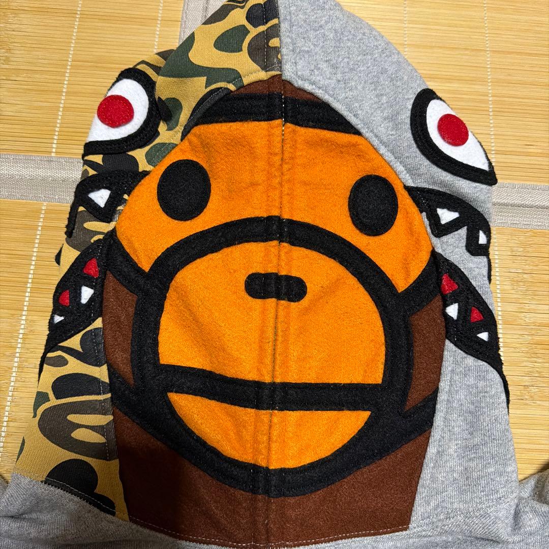 APE BAPE BABY MILO SHARK HOODIE パーカー