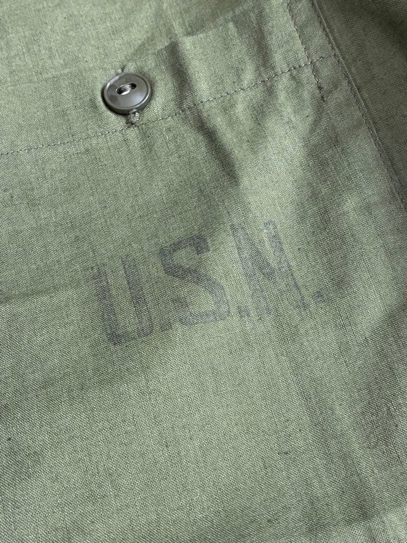 米軍 40's USNAVY N-3 ユーティリティコットンポプリンシャツ