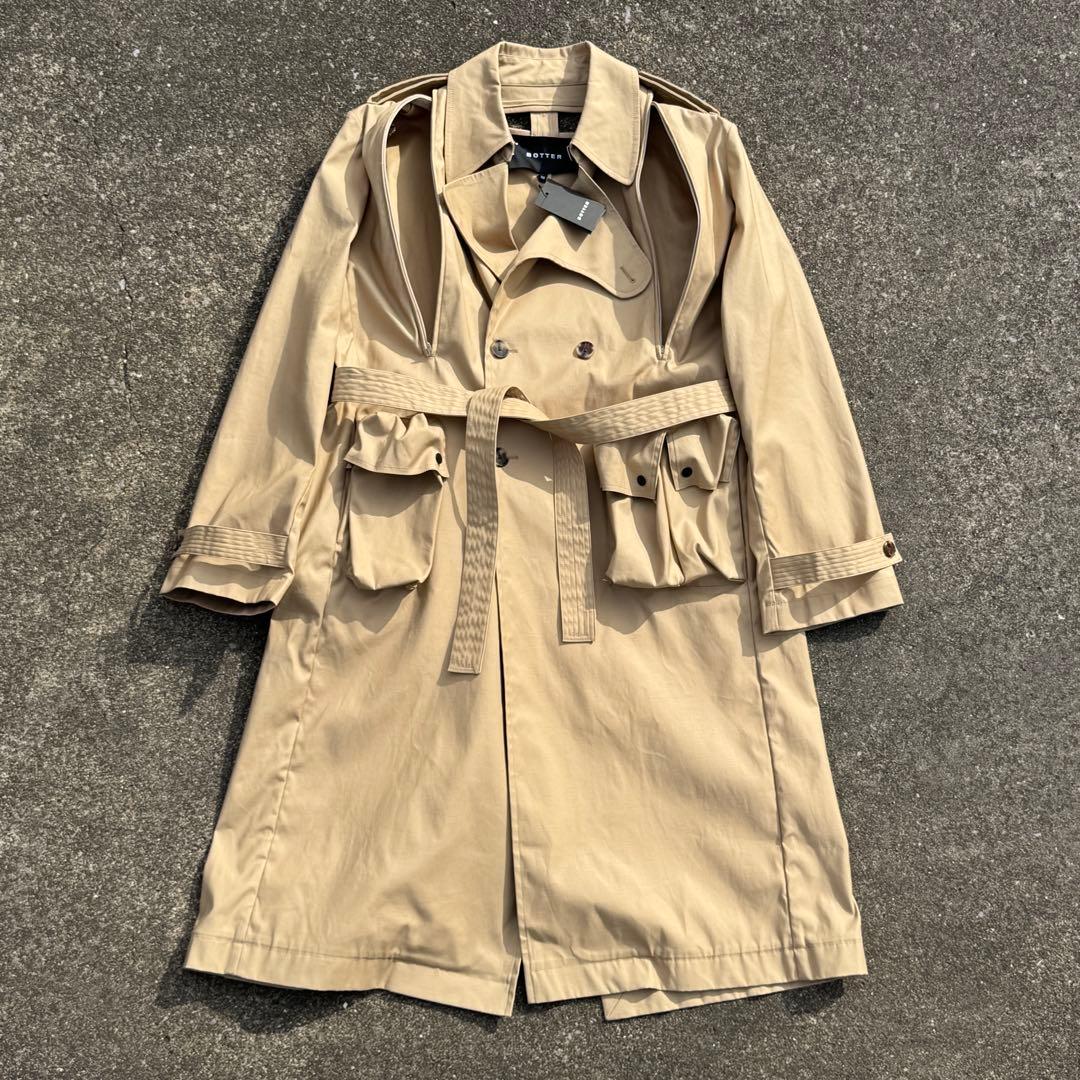 ジャケット・アウター Botter Multi Pocket Utility Trench Coat