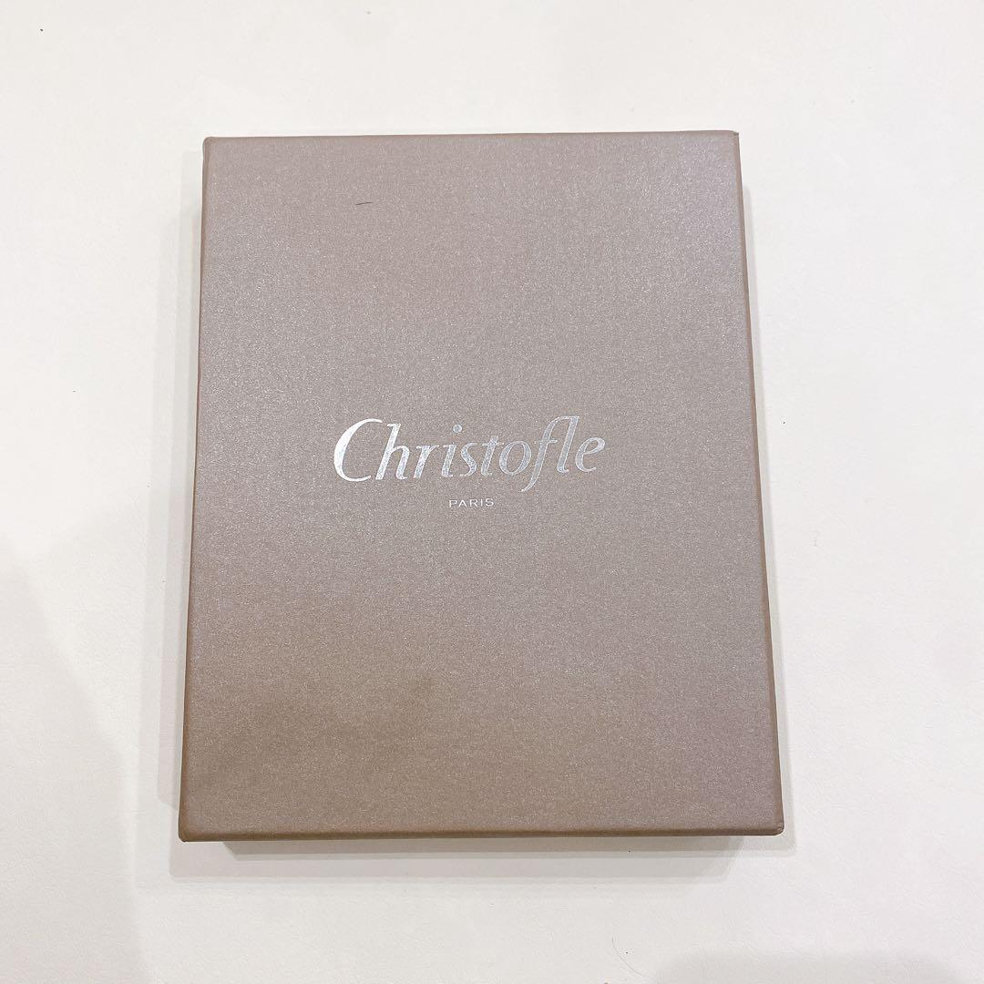 新品未使用【クリストフル】写真立て　箱　しおり　あり