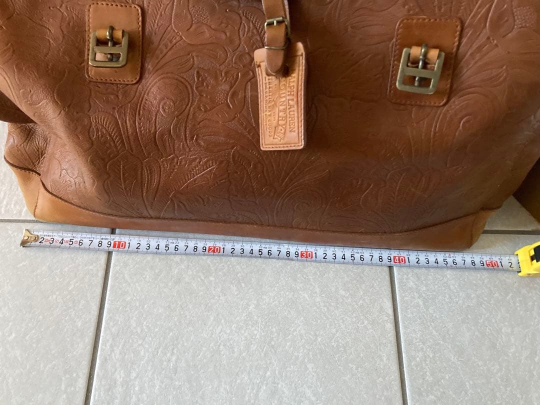 ラルフローレン　革製旅行鞄