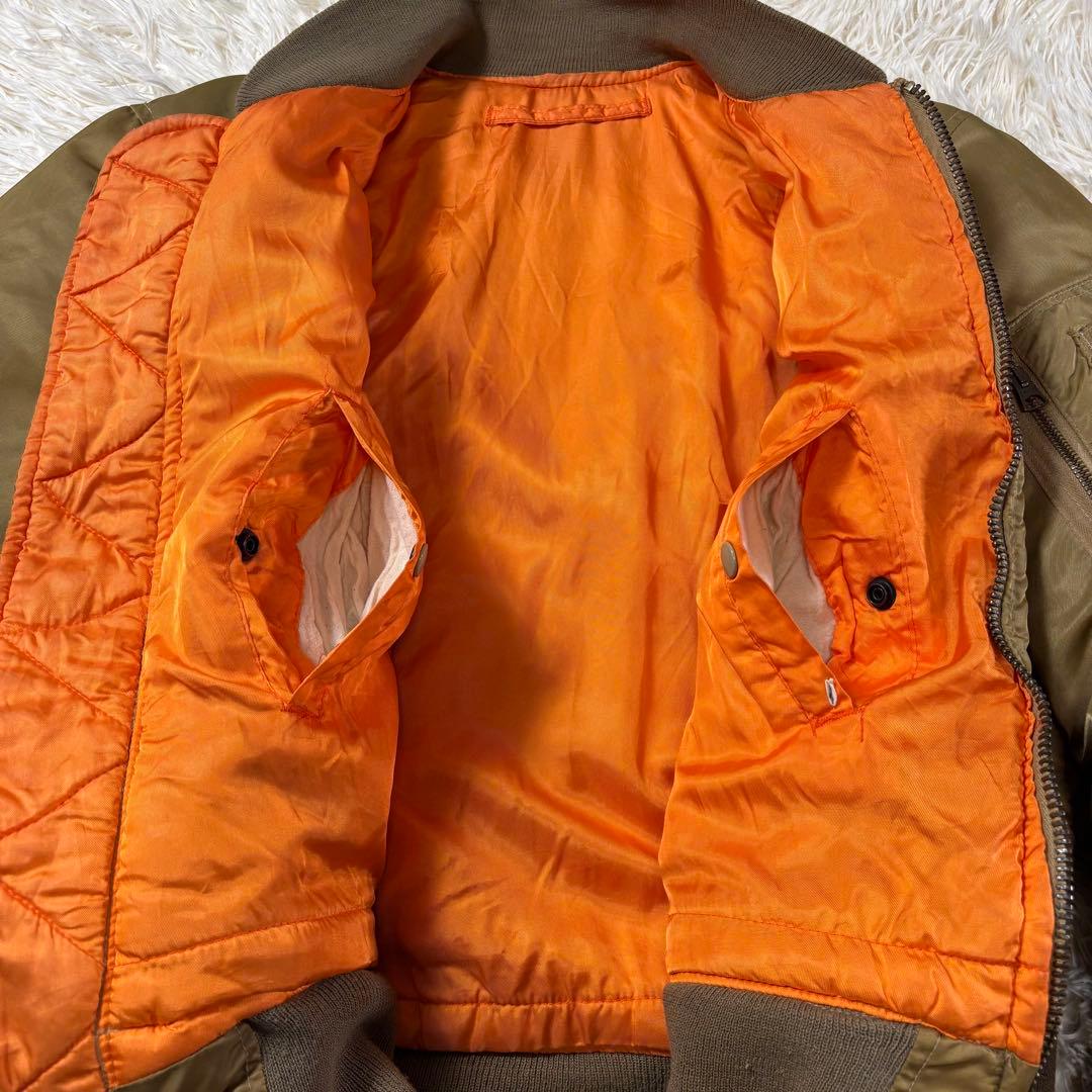 ✨希少✨70s後期 米軍実物 MA-1 リバーシブル USA製 HOPE MFG