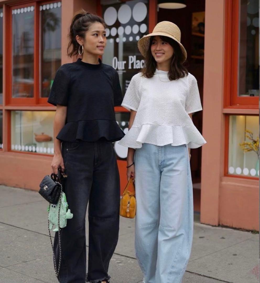 Gypsohila ジプソフィア Sheer Check Tops 新品 タグ付